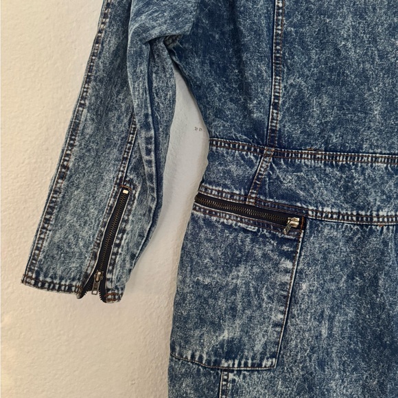 Fashion Nova Blue Denim Long Sleeve Dress - Picture 5 of 6